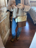 B335 Hair on hide crossbody